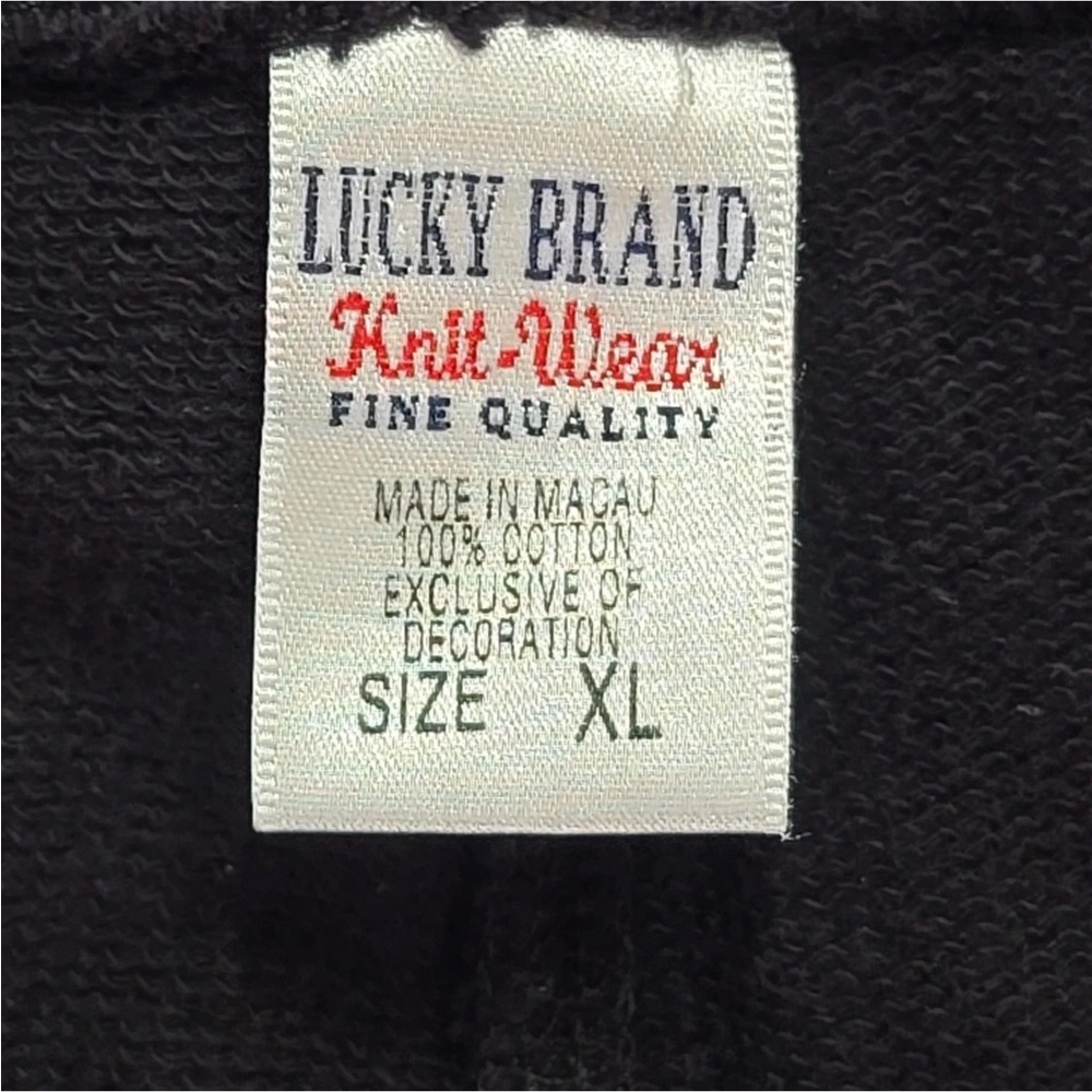 Lucky Brand Black Pants with Cream Embroidery - Picture 9 of 10